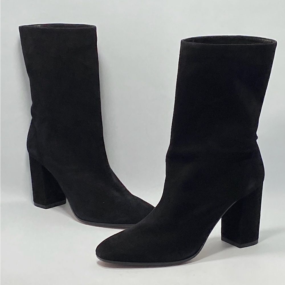 Aquazzura Boogie Suede Ankle Boots size 36.5